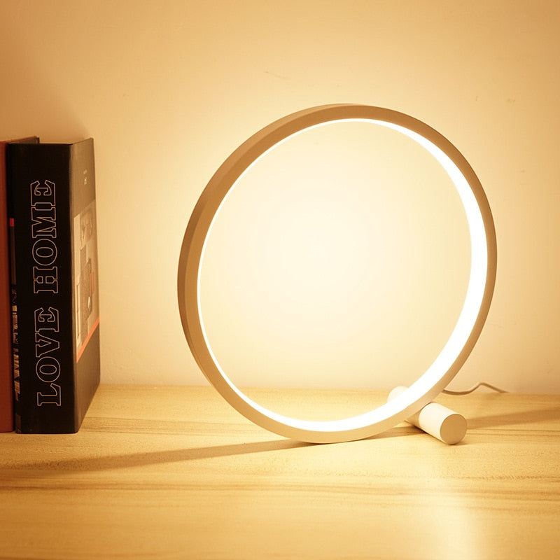 Modern Round LED Desk Lamp