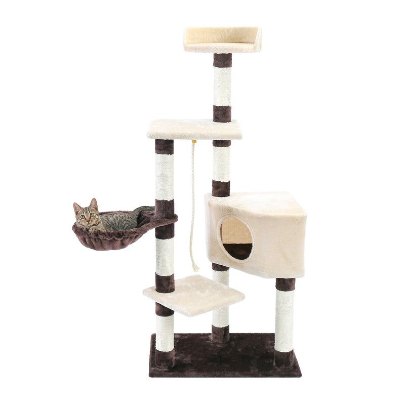 Cat Tree Furniture Tower Climb Activity Tree Scratcher