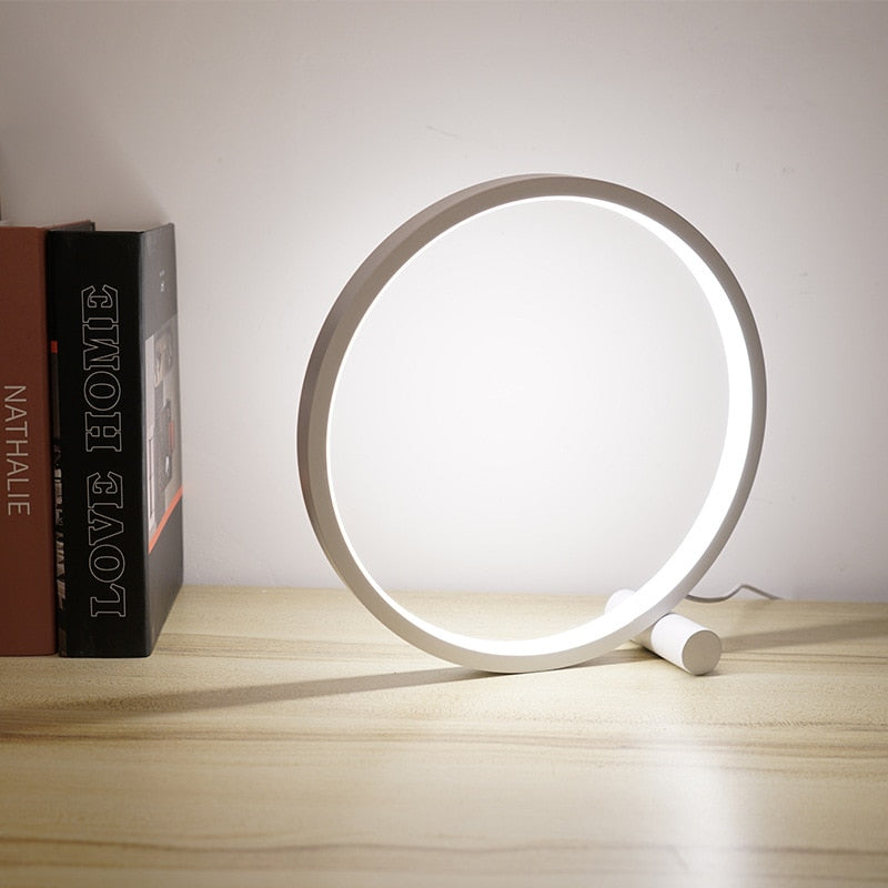 Modern Round LED Desk Lamp