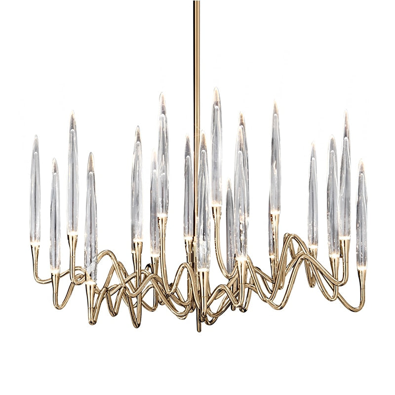 2024 Modern Luxury Light LED Crystal Chandelier