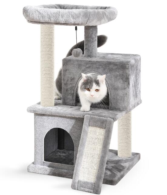 Cat Tree Furniture Tower Climb Activity Tree Scratcher