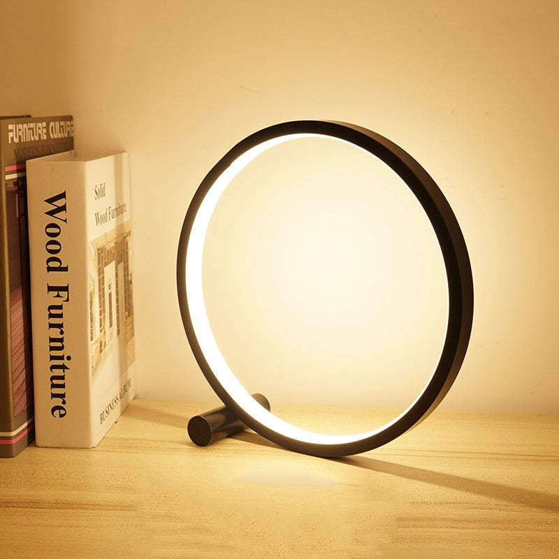 Modern Round LED Desk Lamp