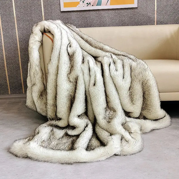 Faux Fur Blanket high-end blanket