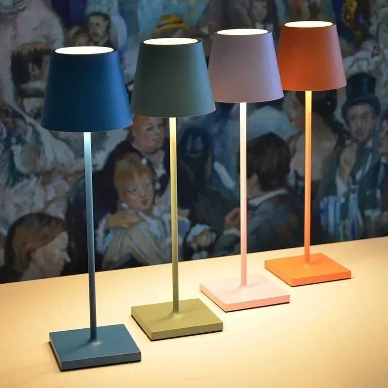 Minimalistic- LED Desk Lamp Wireless Table Lamp