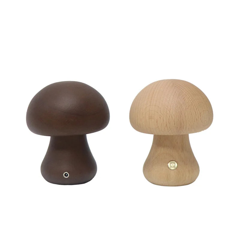 LED Mushroom Night Light With Touch Switch