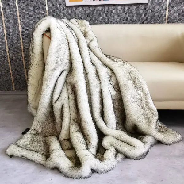 Faux Fur Blanket high-end blanket