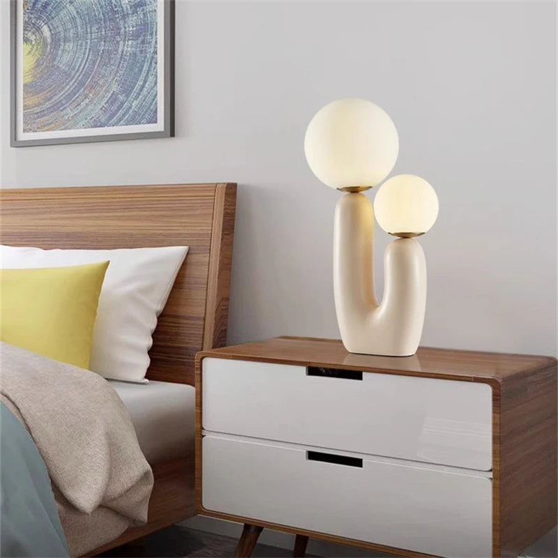 Unique -Children's room bedroom bedside lamp creative art