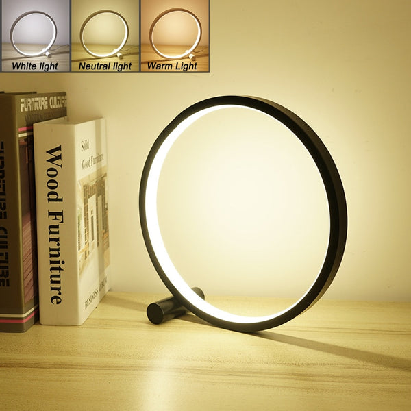 Modern Round LED Desk Lamp