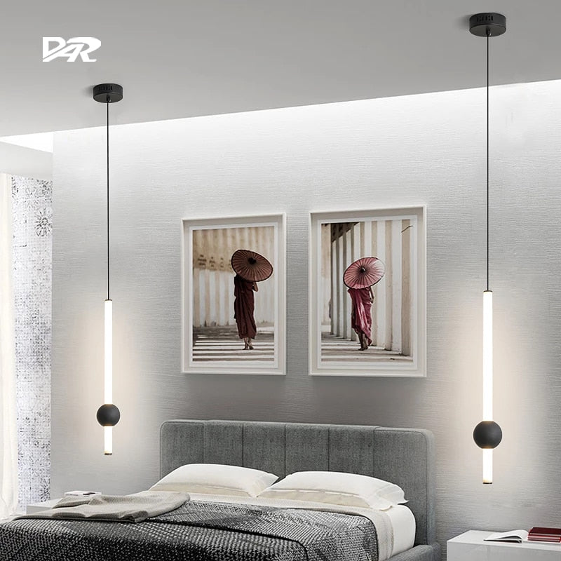 Modern Led Pendant Lights Bedside Suspension Luminaire